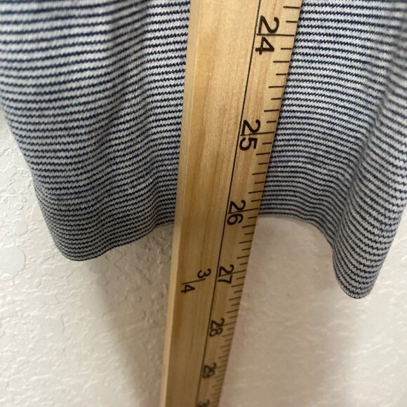 Polo Ralph‎ Lauren XL Gray Striped Turtleneck Long Sleeve Cotton Shirt Mens - Picture 8 of 9